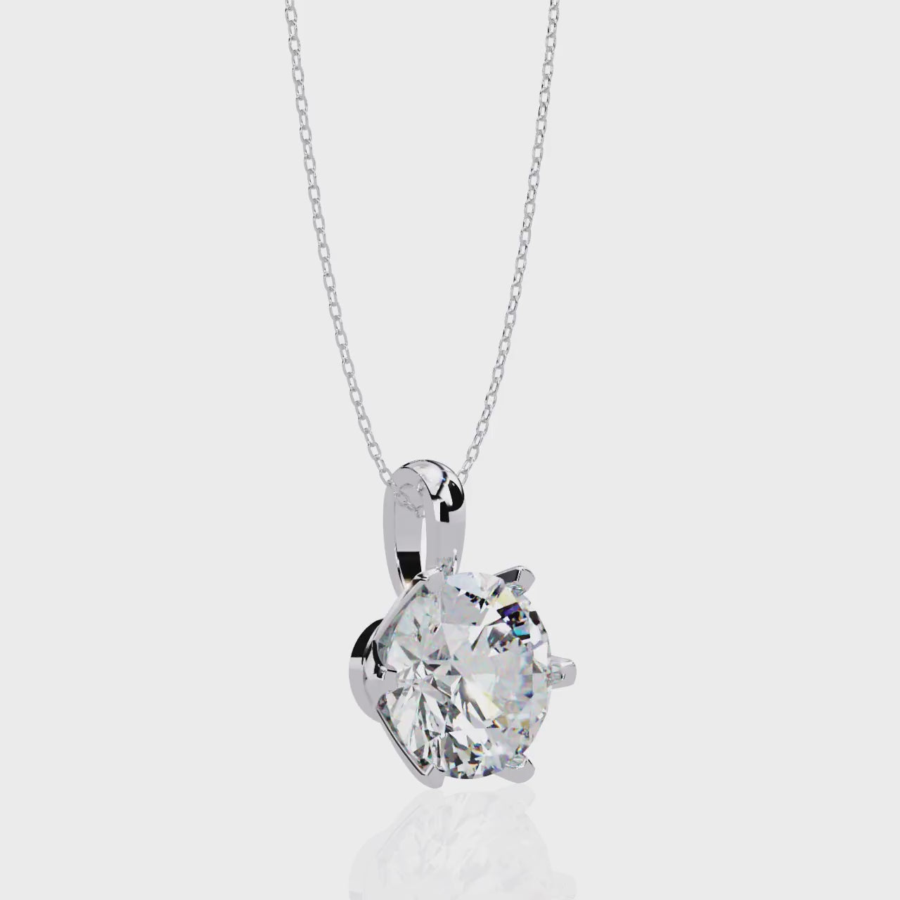 Eternal Radiance Solitaire Pendant