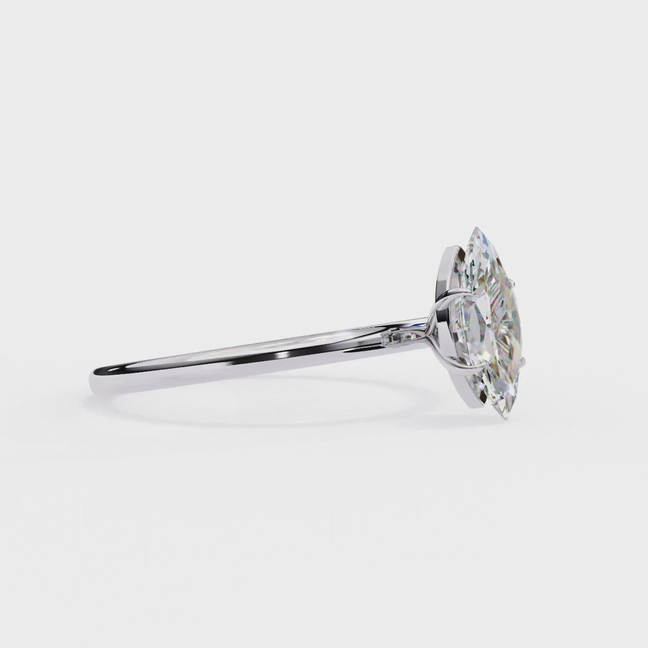 Aurora Marquise Solitaire Ring