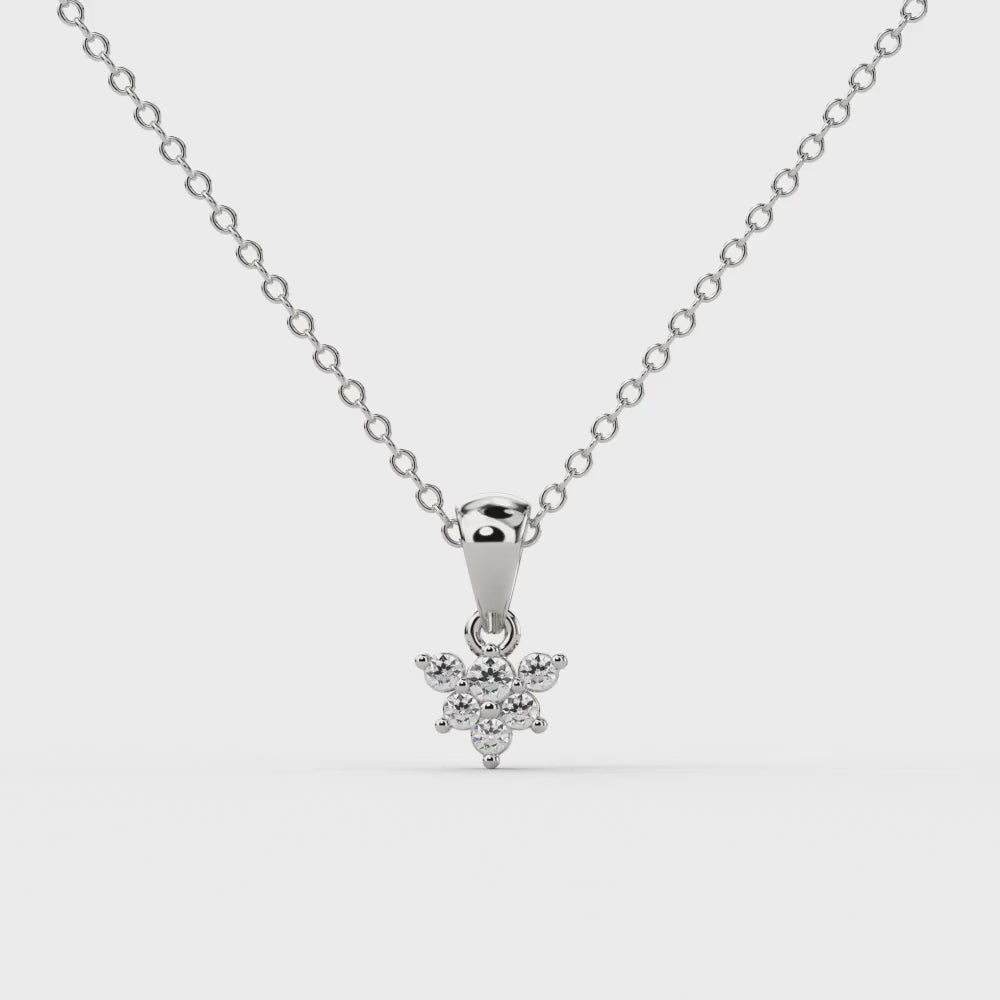 Blossom Diamond Pendant