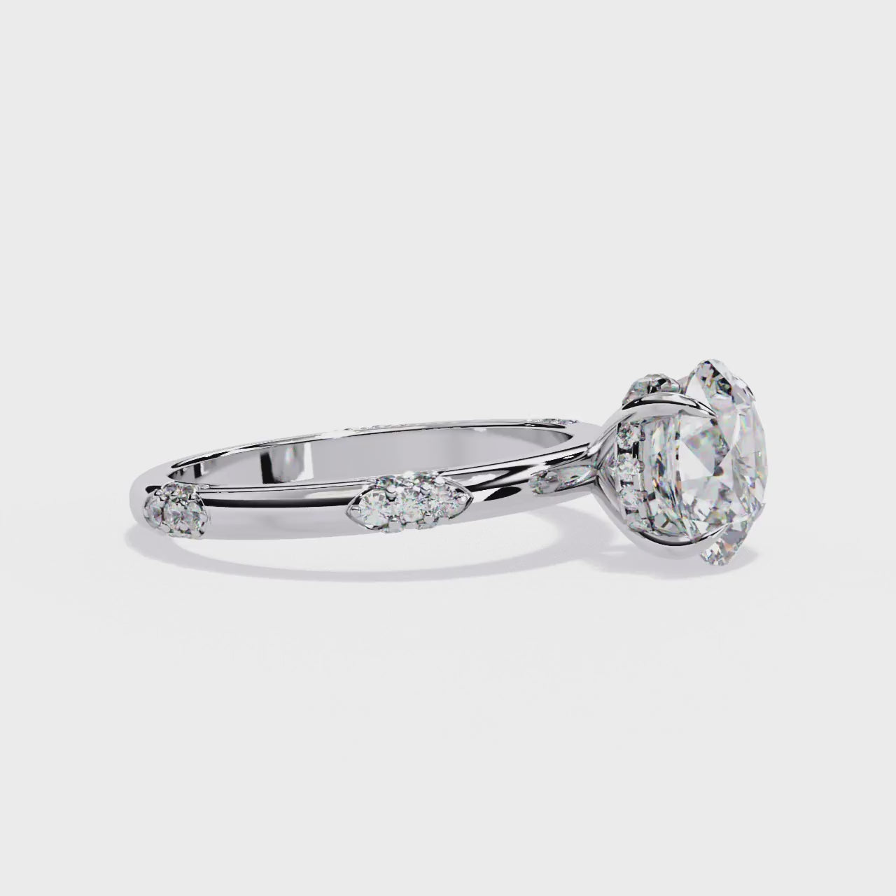Aurora Solitaire Ring