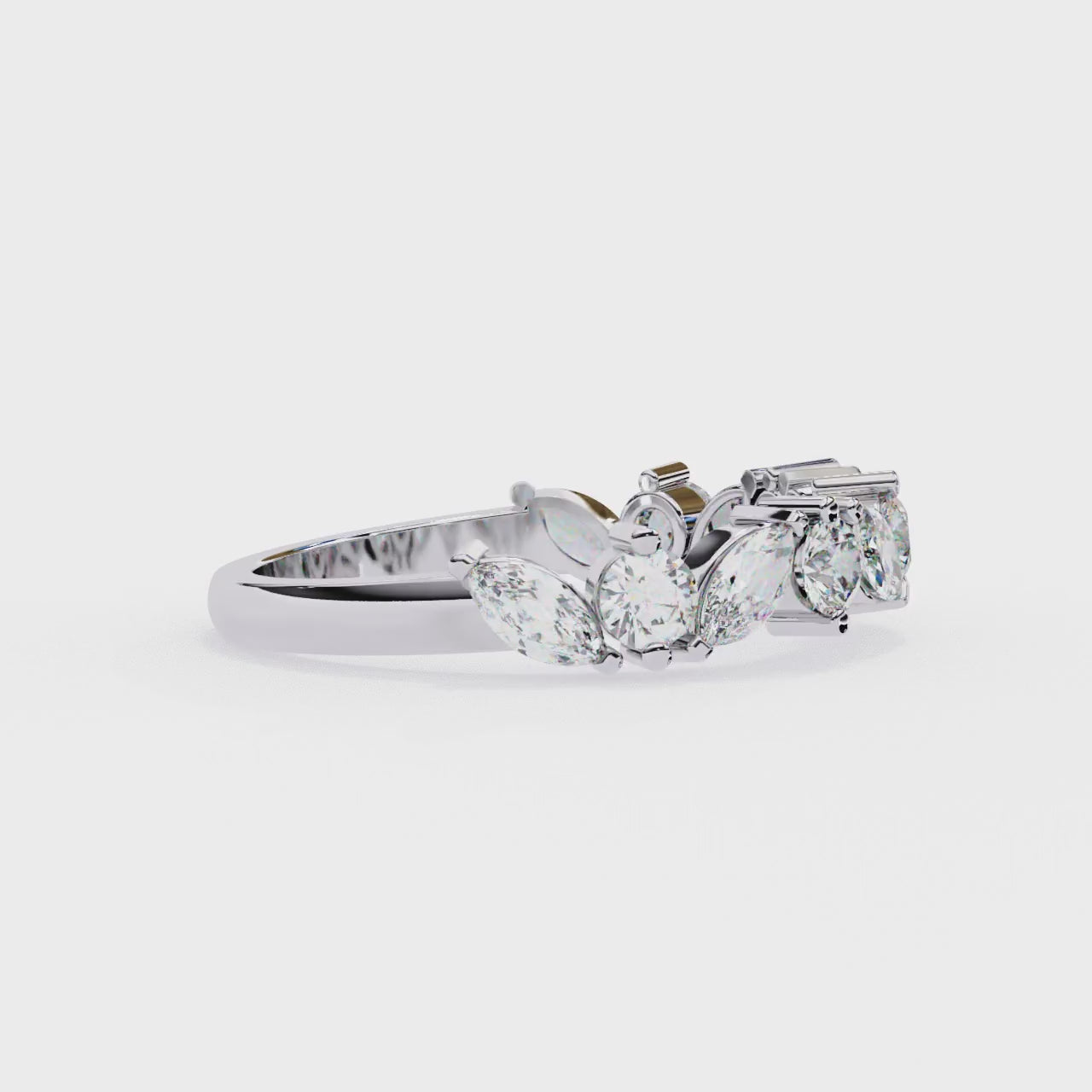Elysian Marquise Diamond Band