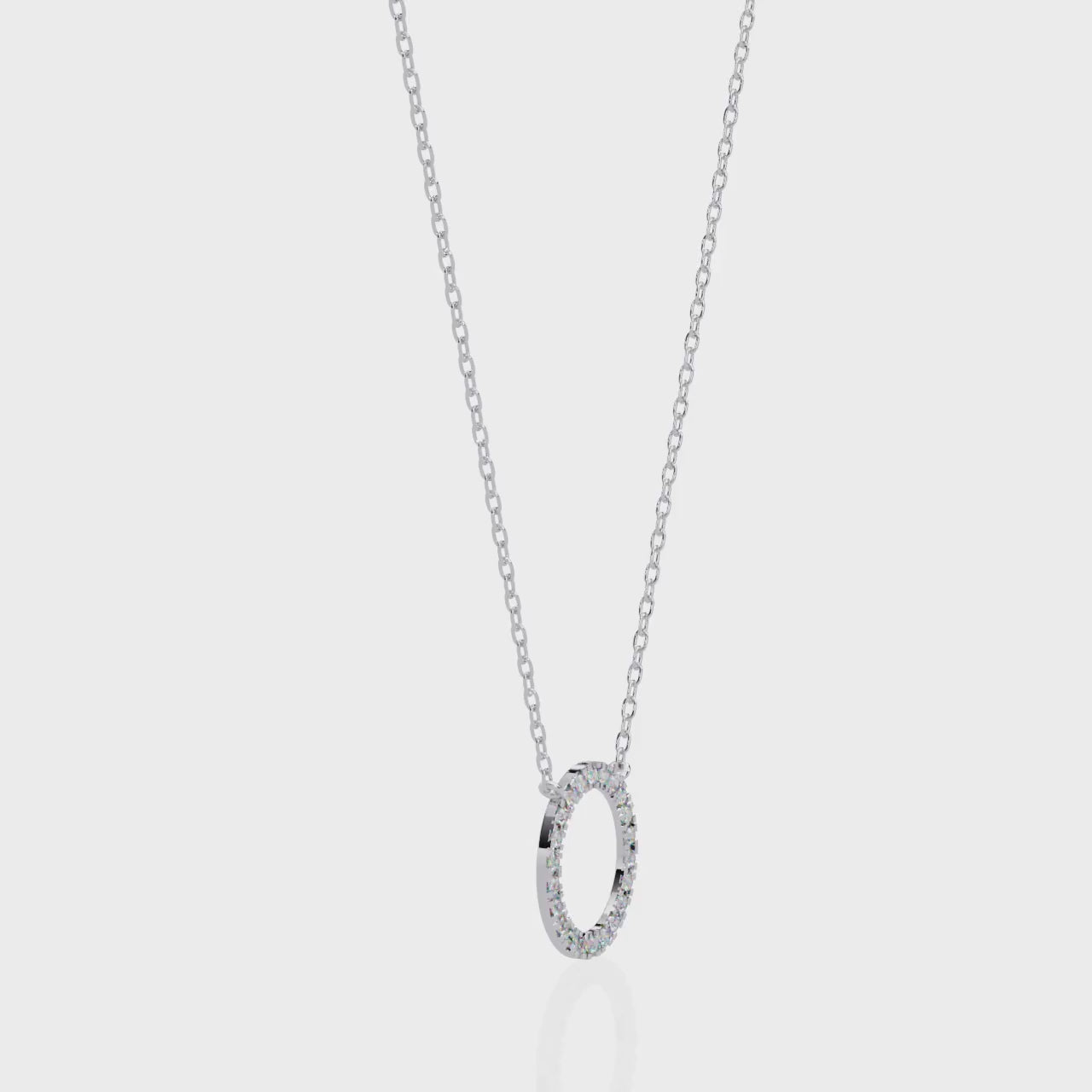 Eternal Circle Diamond Pendant