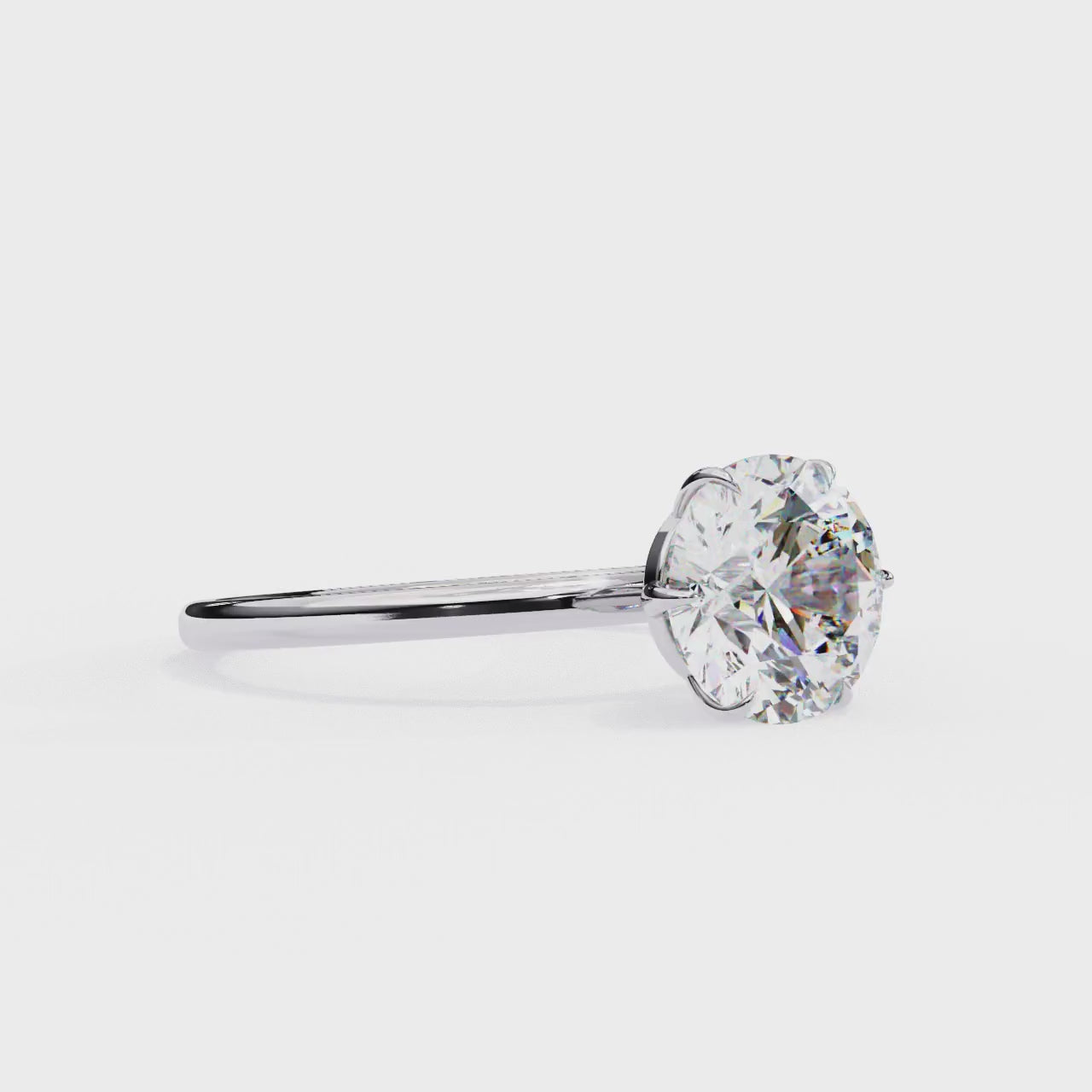 Aurora Classic Solitaire Ring