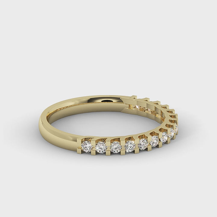 Lustrous Eternity Ring