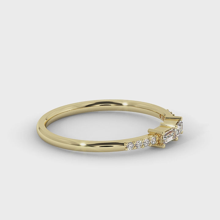 Radiant Baguette Harmony Ring