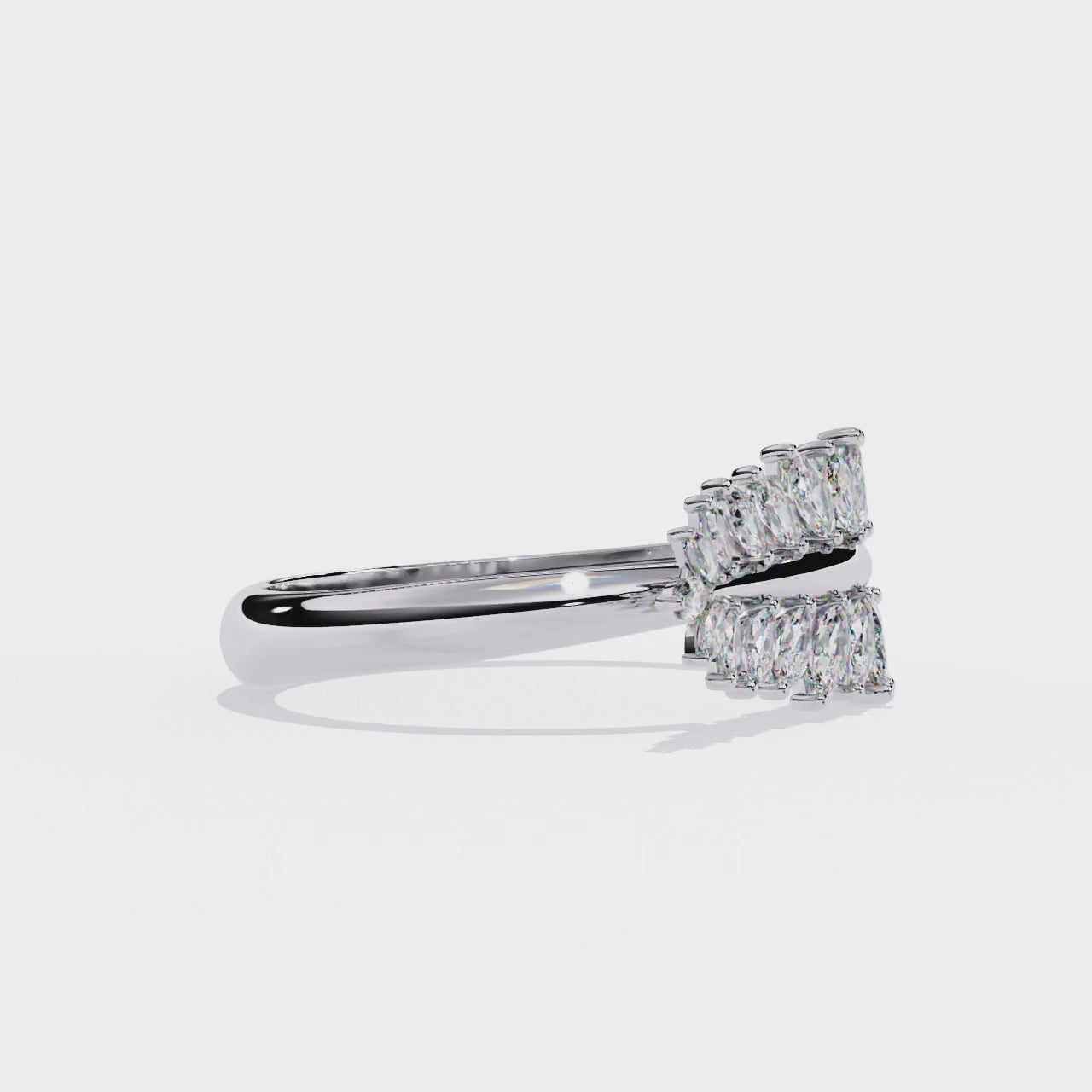 Elysian Leaf Diamond Ring
