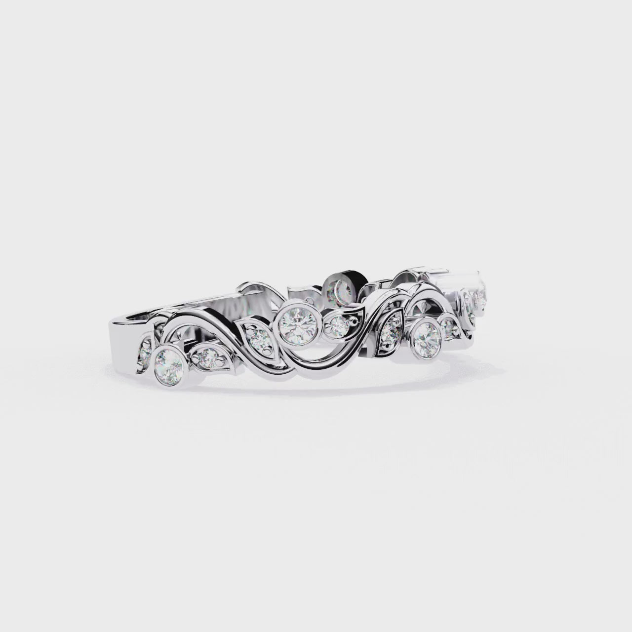 Enchanted Vine Diamond Band